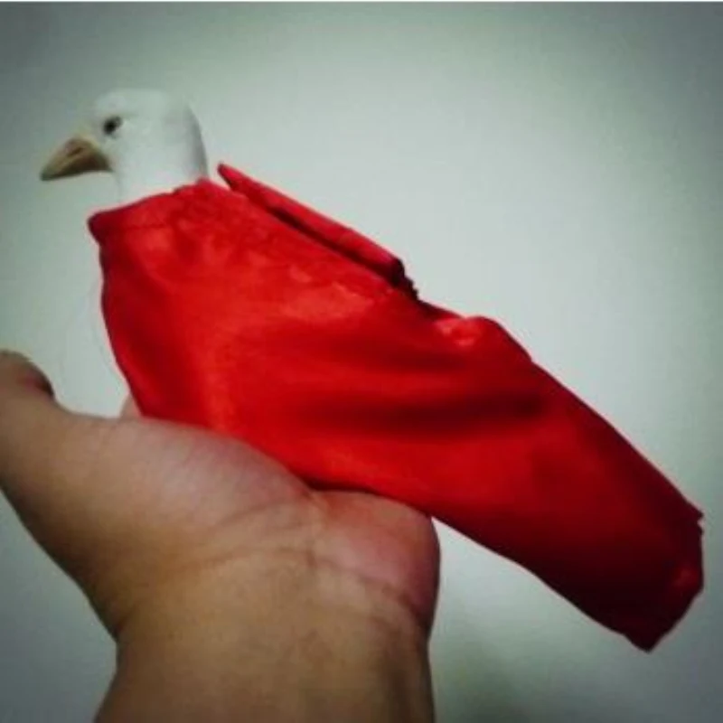 1PC Single Hand Dove Appearing Pocket Magic Tricks Magician Dove Bag Stage Street Illusion Accessories Gimmick Props