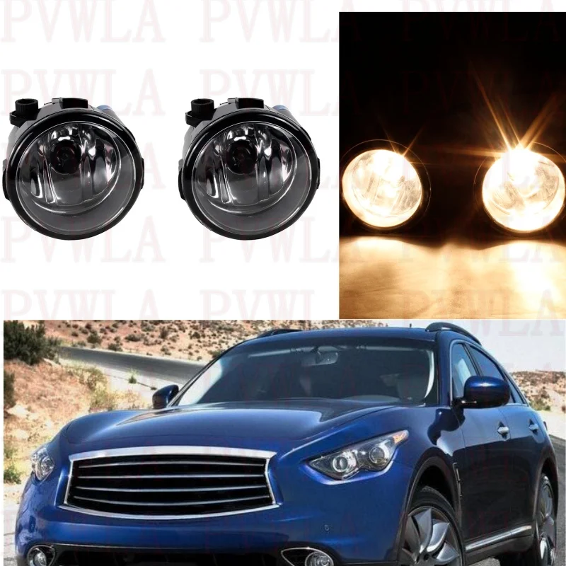 

Front Bunper Fog Lamp Lights With Halogen Bulbs 261508990B For Infiniti FX35 2006 2007 2008 2009 2010 2011 2012