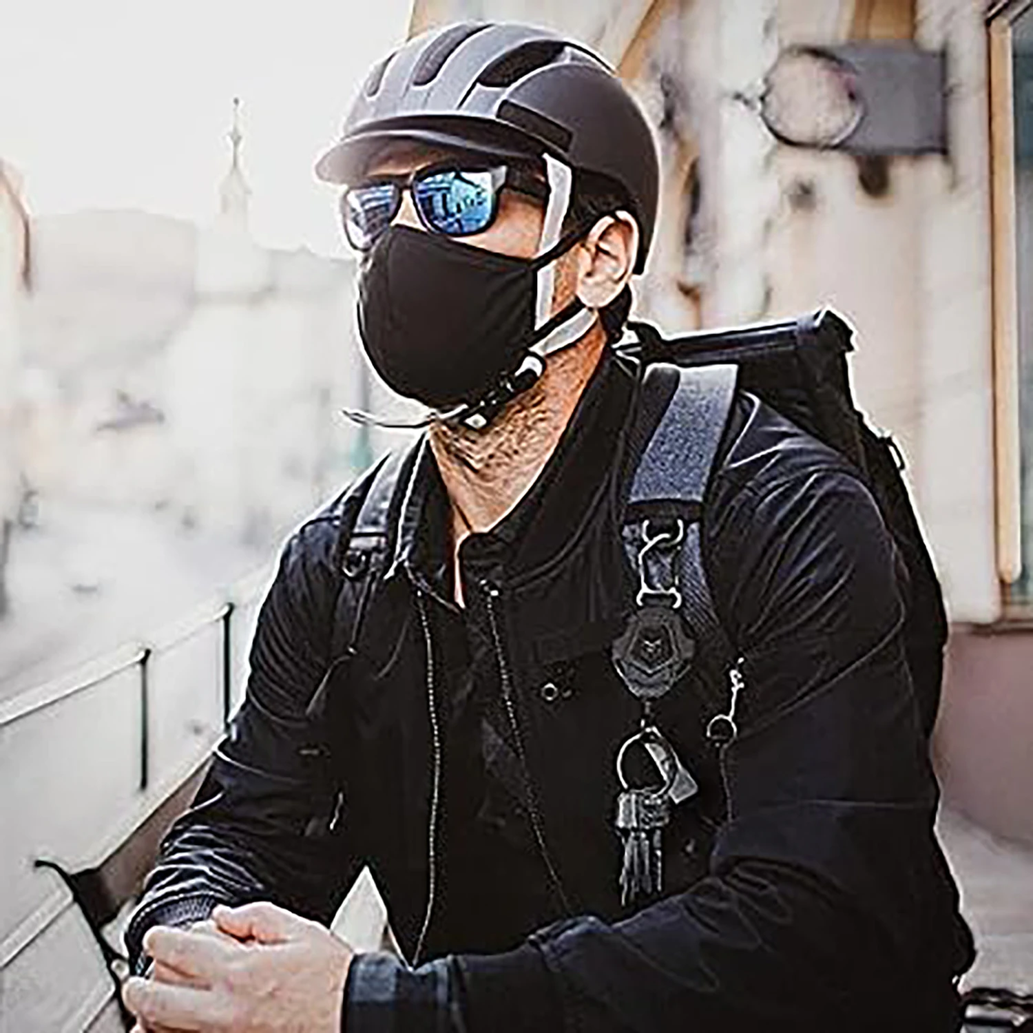 سلسلة مفاتيح قابلة للسحب مكونة من قطعتين، حامل شارة حلقة تسلق شديدة التحمل، بكرة شارة تعريف تكتيكية مع سلك فولاذي قابل للسحب مقاس 31.5 بوصة، 8.0 أونصة