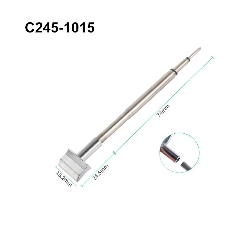C245 Soldering Iron Tip Shovel T-Shape Flat Blade For T245 Handle Soldering Station LCD Flexible Circuit Board Soldering