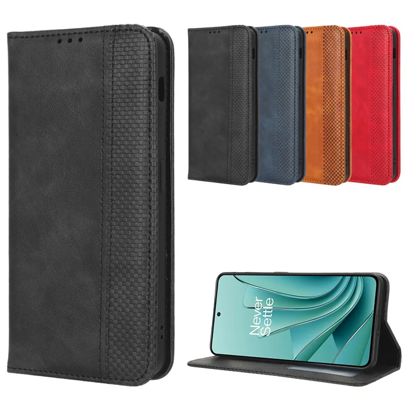 For Oneplus Nord 3 5G Case Luxury Flip PU Leather Wallet Magnetic Adsorption Case For oneplus Nord 3 5G 1+ Nord3 Phone Bags