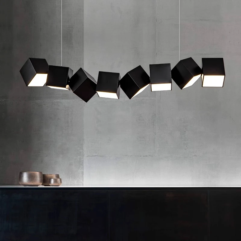 Nordic Modern Living Room Pendant Lights Glass Bubble Restaurant Lighting Atmospheric Art Bar Counter Pendant Light