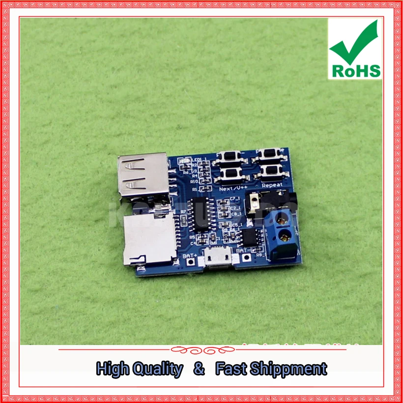 Mp3 Lossless Decode Board TF Card U Disk MP3 Decoder Player Module Comes With Amplifier (H6B4)