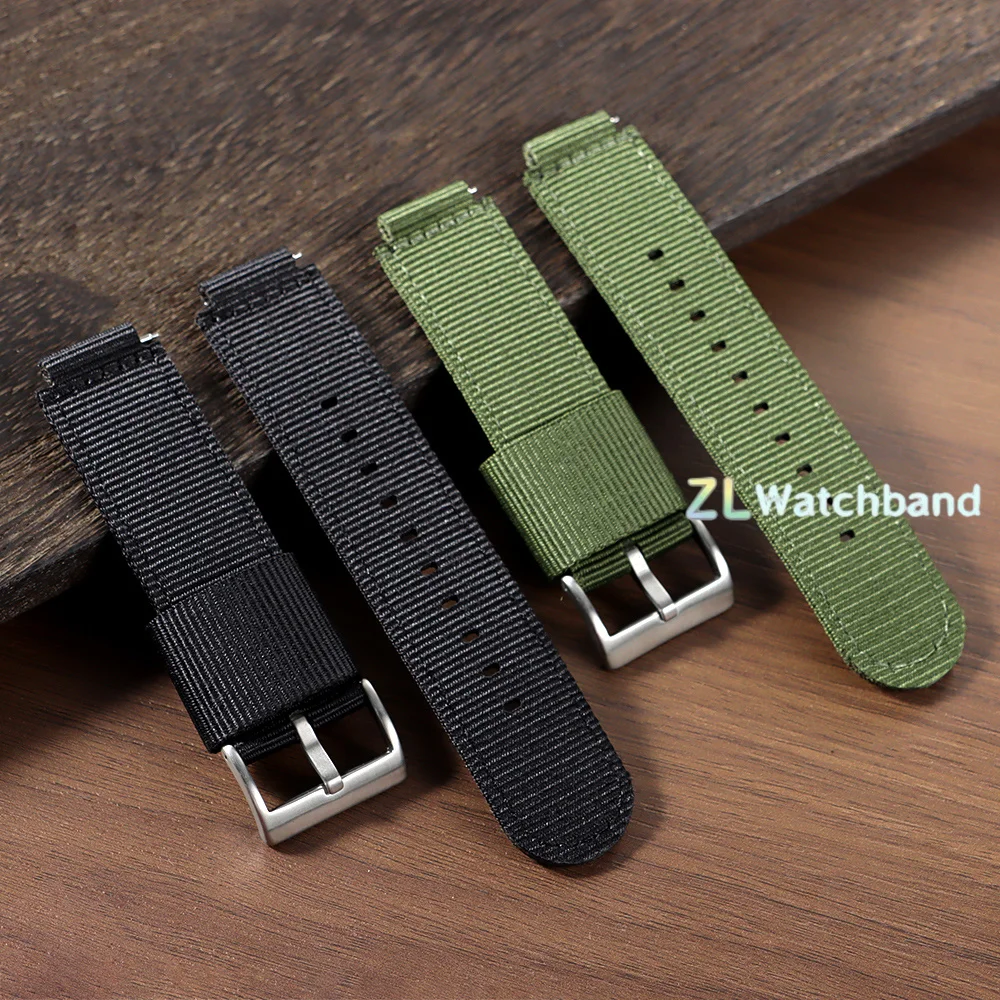 Tali Jam Tangan Nilon Kanvas 1 - Canvas Strap Watch ulasan dan harga