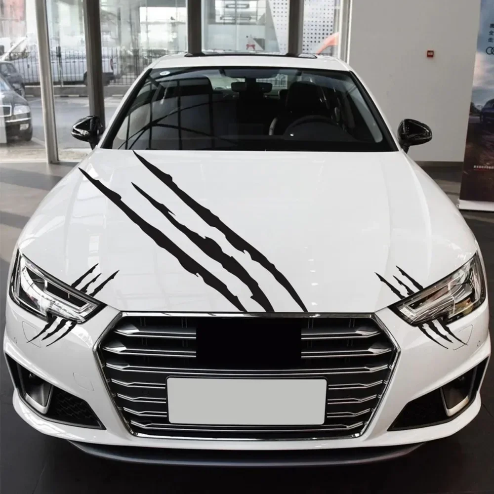 

Monster Claw Sticker Car Hood Headlight Vinyl Sticker PVC Wolf Claw Marks Universal Auto Body Decoration Film for Auto Lamp