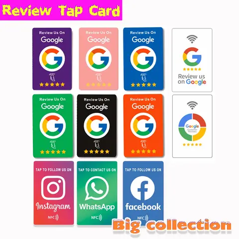 1Pc 재사용 가능한 리뷰 탭 카드 Google 리뷰 탭 NFC 카드 Google 탭 카드 리뷰로 SEO 향상 사용자 친화적인 시간 절약