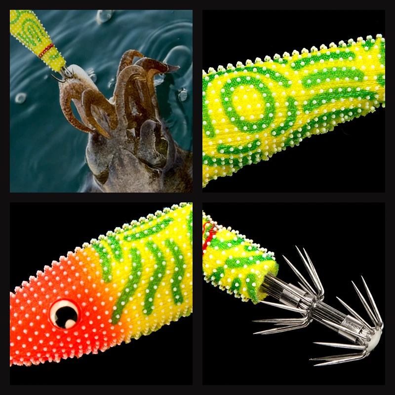 Egi Letoyo 80mm luminoso – Señuelo flotante para calamar, sepia, pulpo - imagen 5
