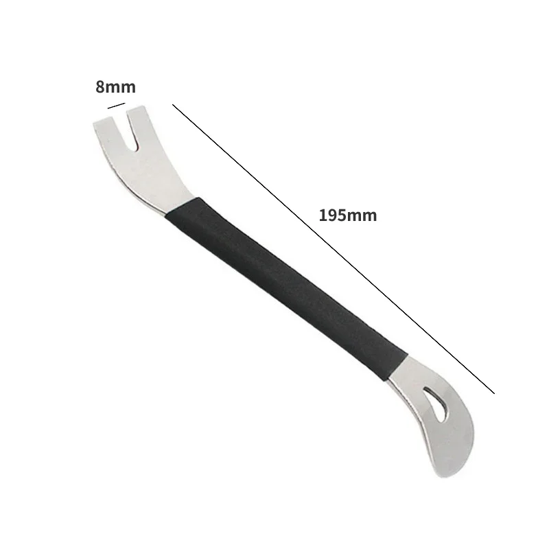 Инструмент для снятия обшивки автомобиля, прочный двусторонний инструмент для снятия обшивки из нержавеющей стали, инструменты для крепления дверной панели, аудиотерминал, драйвер