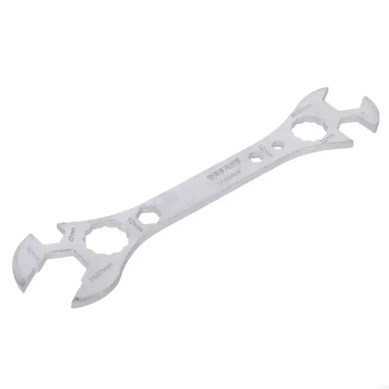 Adjustable Steel Nut Wrench Tool For AC Repair Comfortable NonSlip Handle Precise Measurement Marking Scale Tool