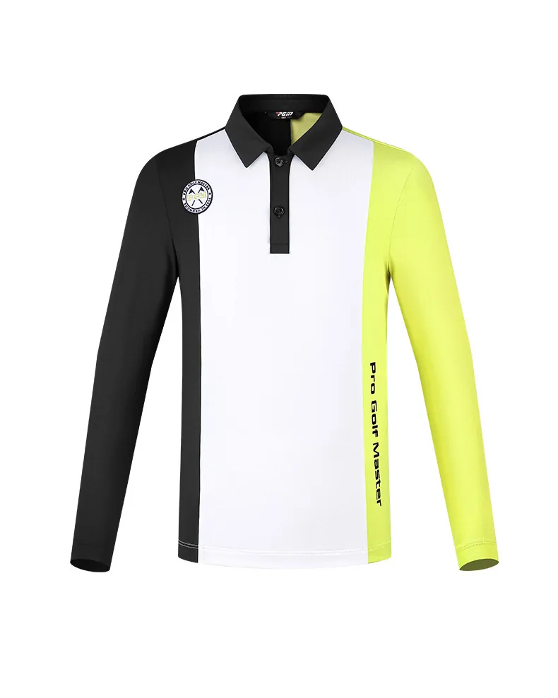 PGM New Golf Children's Long Sleeve T-Shirt Warm, Comfortable, Soft and Skin friendly Autumn Boys' Clothing