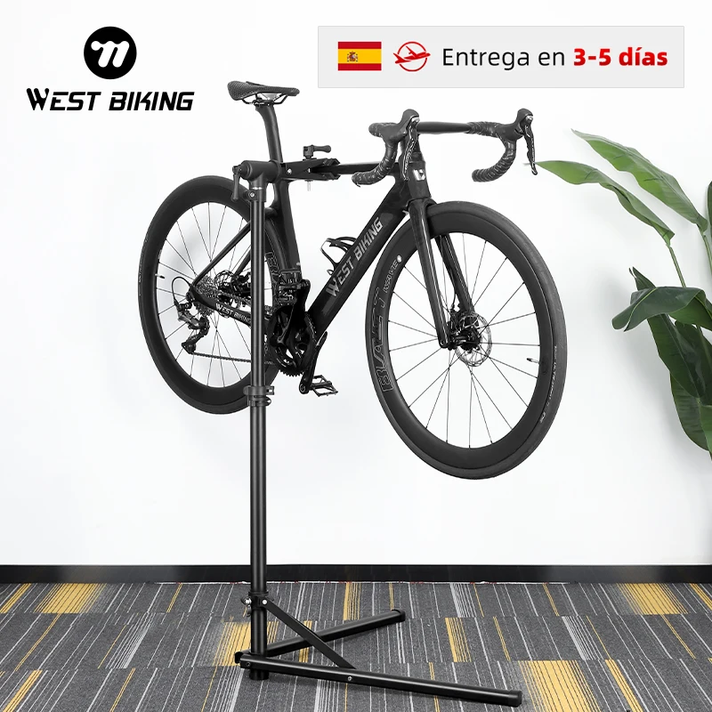 

WEST BIKING Adjustable Bike Repair Stand Folding Storage Indoor Bike Parking Rack Aluminum Alloy MTB Road Bicycle Display Holder