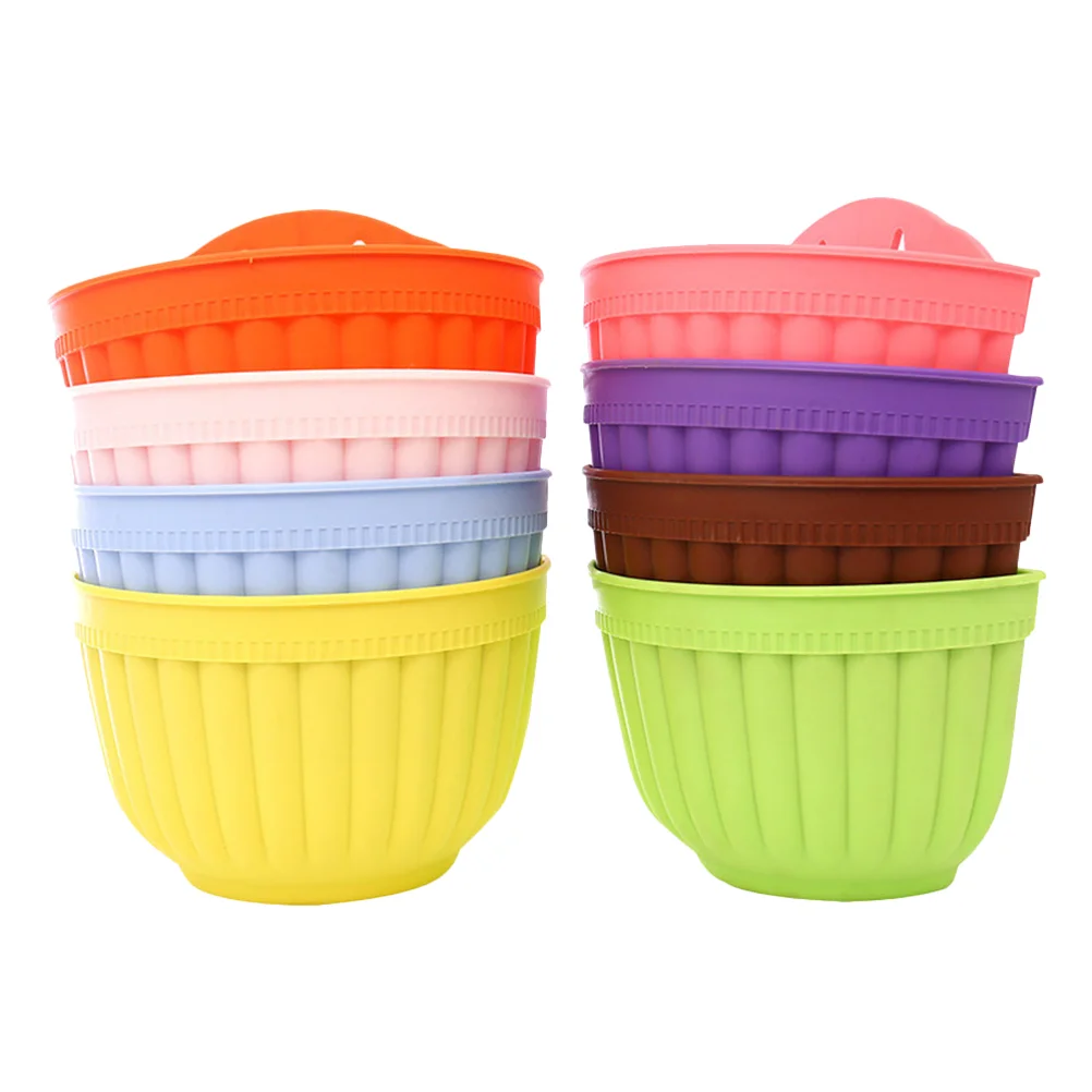 

Flowerpot Container Hanging Planter Flowerpots Gardening Plastic Railing Planter House Vase