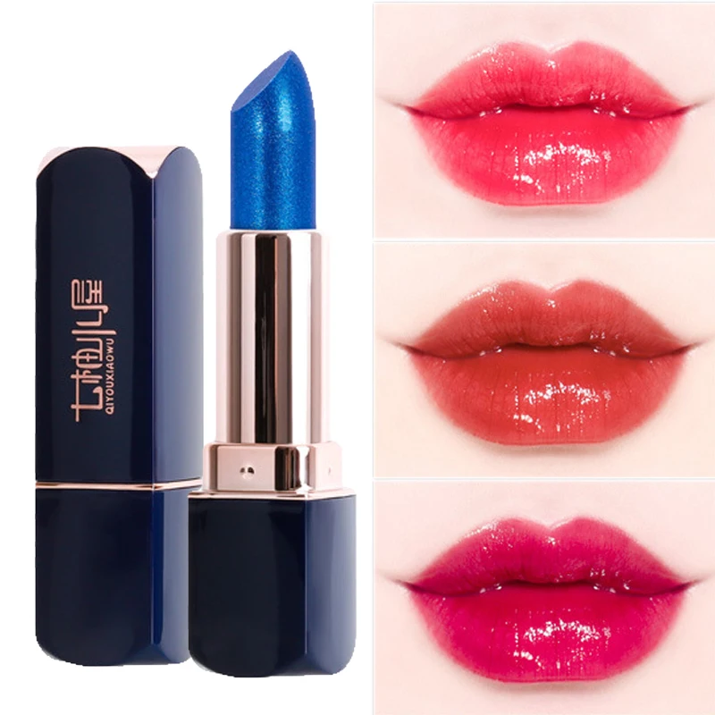 Blue Lip Balm Color Changing Long Lasting Moisture Lipstick Make-up For Women Magic Lipstick Natural Beauty Lip Tint Cosmetic