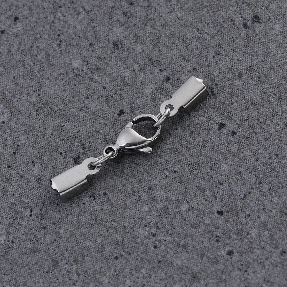 

50 шт., зажимы с пряжкой из нержавеющей стали, сверхмощные застежки с когтями омара для брелока, очаровательный держатель сумки, удостоверение личности, ремешок с USB-накопителем