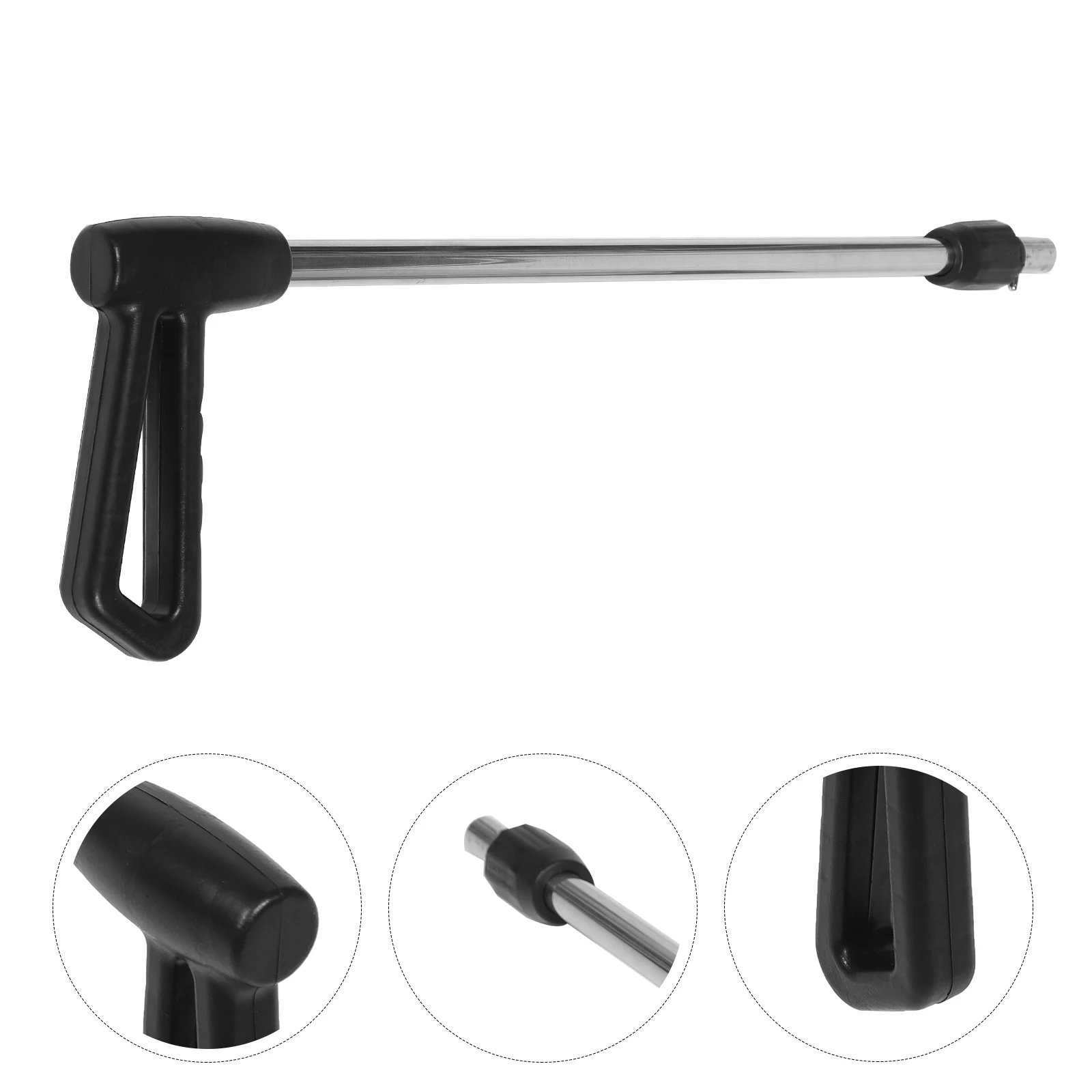 

Push Replacement For Stroller Outdoor Cart Folding Wagon Detachable Lightweight Metal Handlebar Accessories Grip