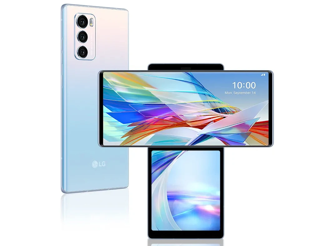 هاتف LG Wing LMF100N LMF100VM F100VM F100VM F100N 5G 8GB + 128GB/256GB ROM 6.8 بوصة 1/2 ثماني النواة يعمل بنظام أندرويد #3