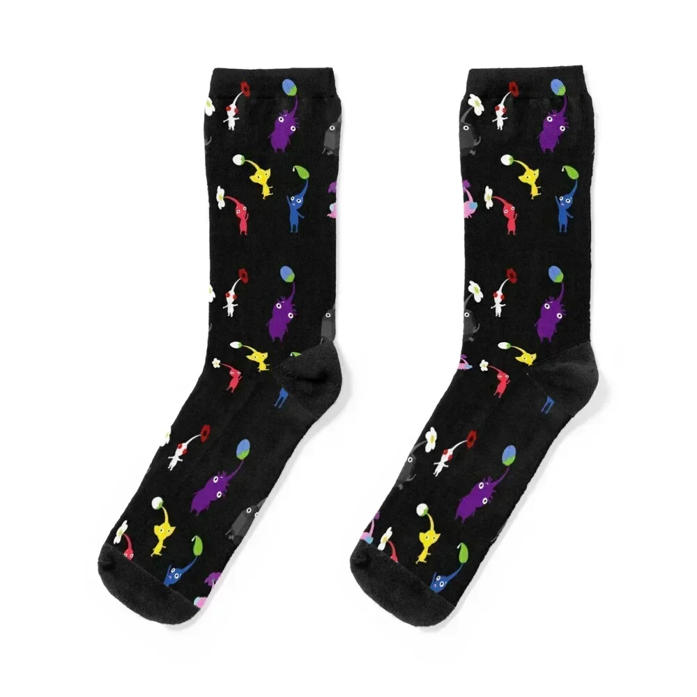 

Pikmin Socks japanese fashion christmass gift basketball set Socks Woman Men's