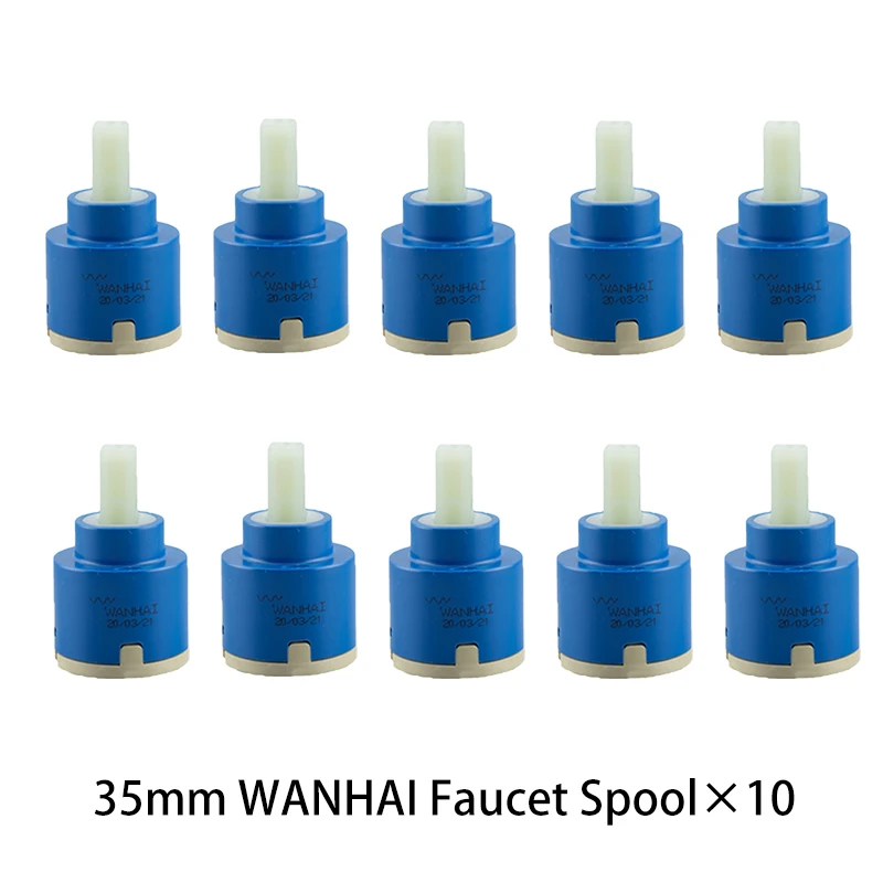 30/35/40MM Faucet Valve Core Kitchen Basin Hot And Cold Water Faucet Ceramic Cartridge Mixing Valve Core Accessories 1/4/10pcs