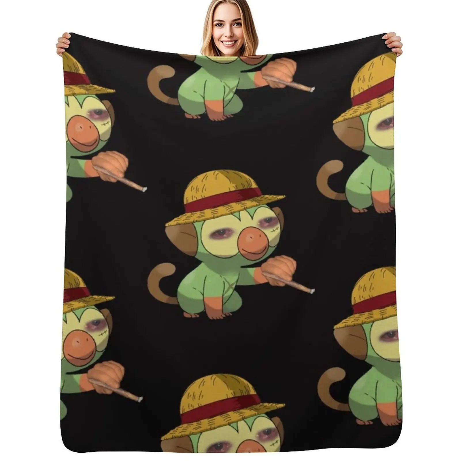 

Grookey C. Boofy Classic T-Shirt Throw Blanket Softest blankets ands Thins christmas decoration Blankets