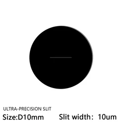 Reticolo di diffrazione singola fenditura grata 10um Ottico fessura Micron livello Spettrometro fessura Ottica di ricerca