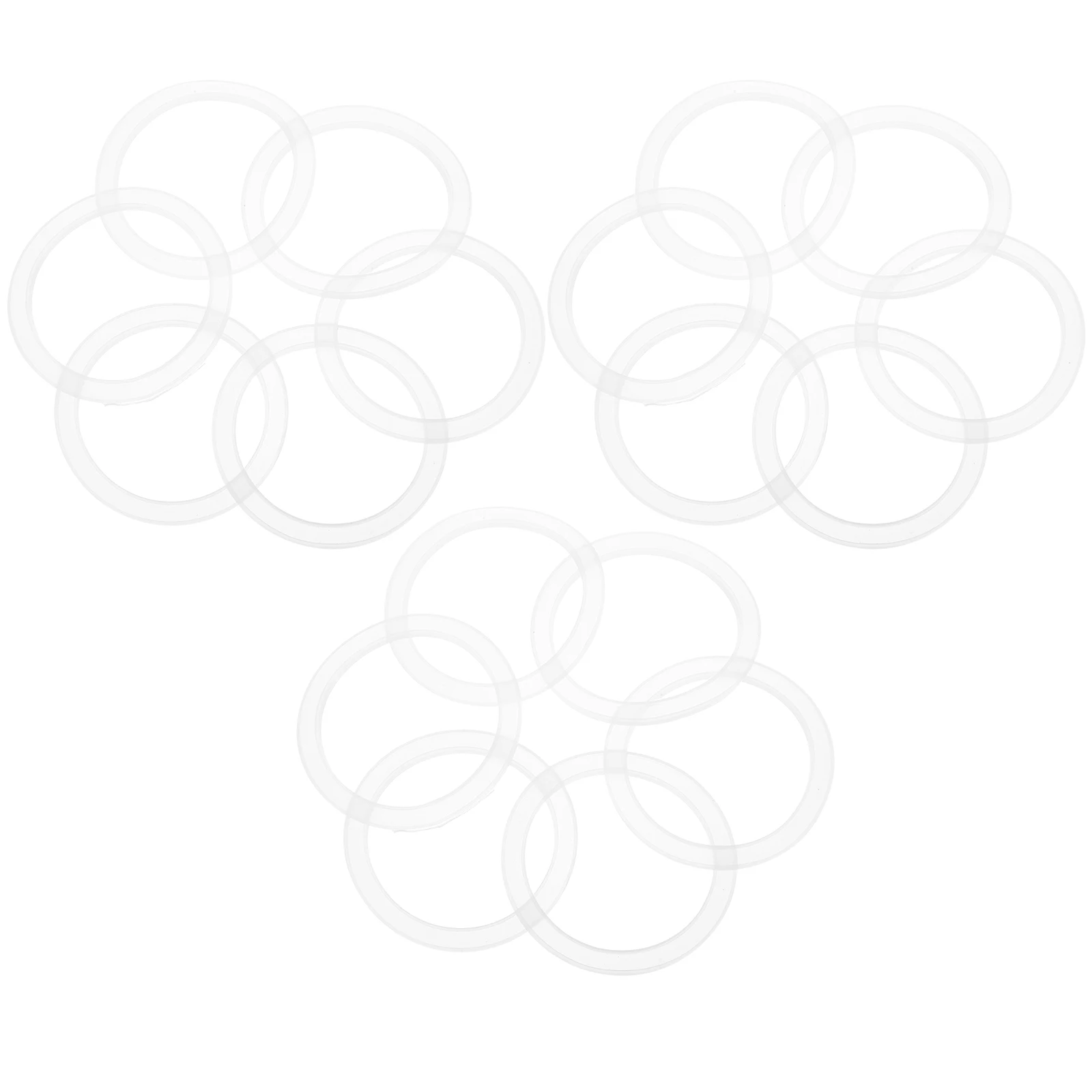 

20pcs Silicone Sealing Rings For Jars Reusable Jar Gaskets Replacement Wide Mouth Mason Lids Food Storage Fermenting Supplies