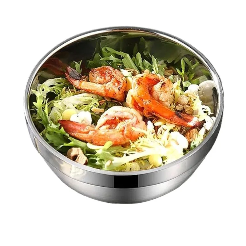 SUS304 material insulated bowl multi-functional mixing bowl perfect snack bowl for holding ice cream hot soup cereal noodles etc