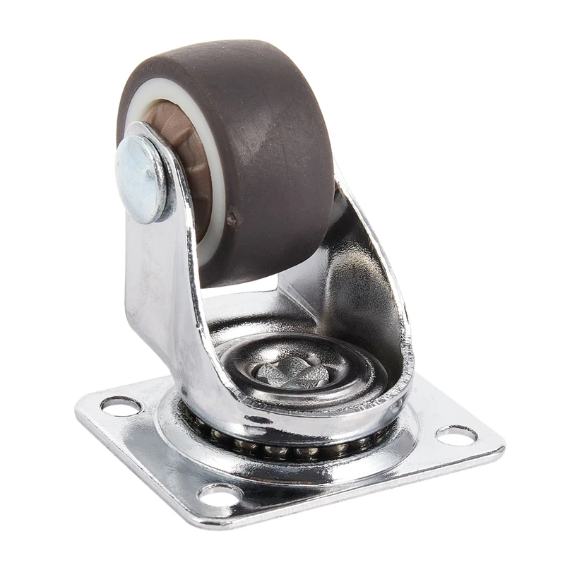 Mini rotelle ABUL, diametro 1 pollice/25 mm, ruota ultra silenziosa per cassetti libreria