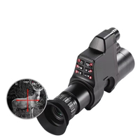 4X Zoom Infrared Ночное видение Monocular HD Video Camera Device Round Screen Crosshair Attach Night Hunting IR Digital Scope