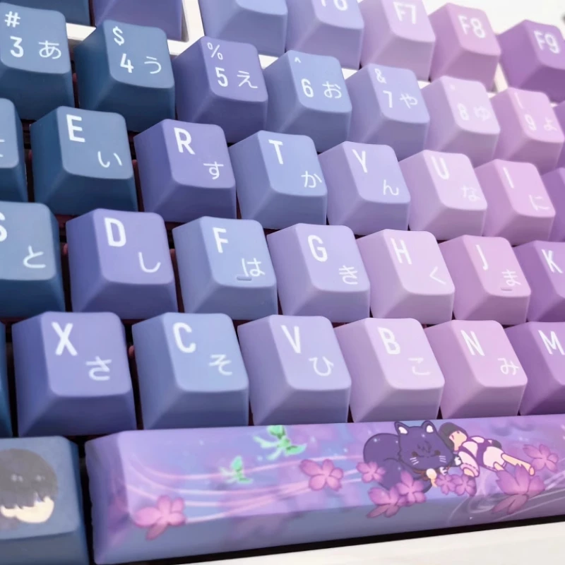 

MiFuny Genshin Impact колпачки для клавиш на заказ Wanderer PBT Cherry Profile колпачок для клавиш милый мультфильм аниме root Point колпачок игровая клавиатура