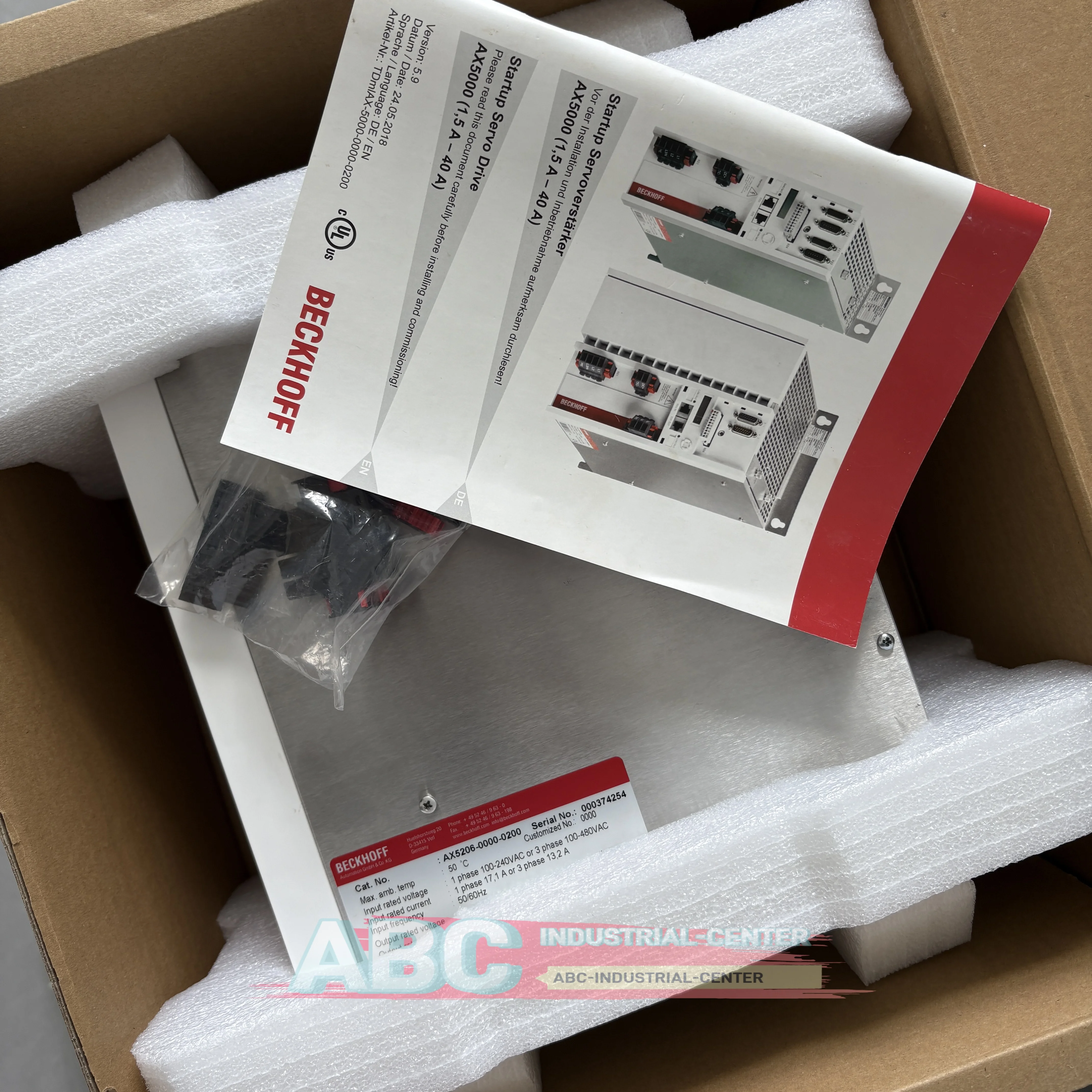 

Новый контроллер AX5206-0000 в коробке AX5206-0000-0200
