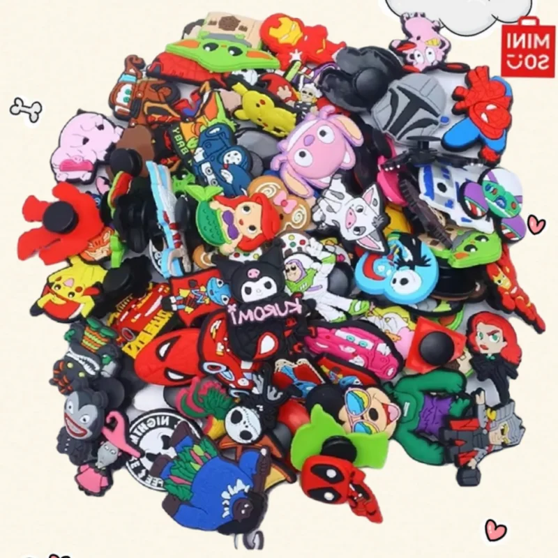 

MINISO Sanrio Pokemon Random Mixed Cartoon Shoe Charms Clogs DIY Shoe Accessories Decoration Buckle Wholesale