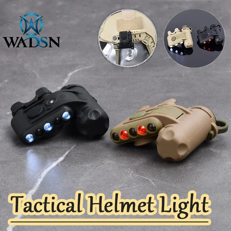 

Tactical Helmet Flashlight GEN 2 High Lumen White Red Light LED Flashlight Outdoor hunting scout signal weapon accessories