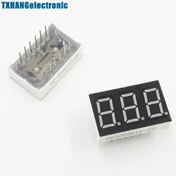 2PCS 0.56 Inch 3 Digit 7 Segment Common Cathode Red Led Display diy electronics