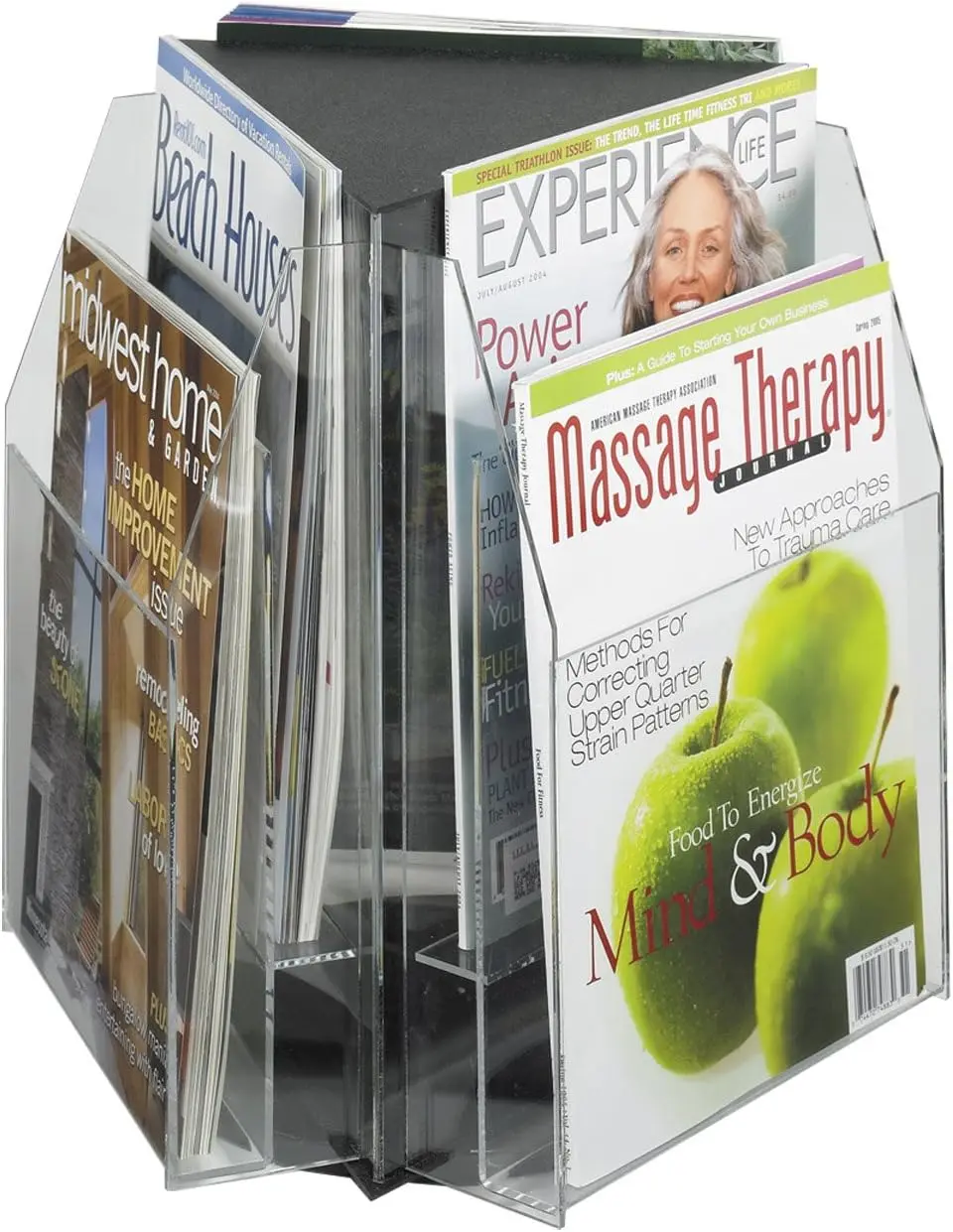 

Products 5698CL Reveal Table Top Literature Display, 6 Magazine, Clear