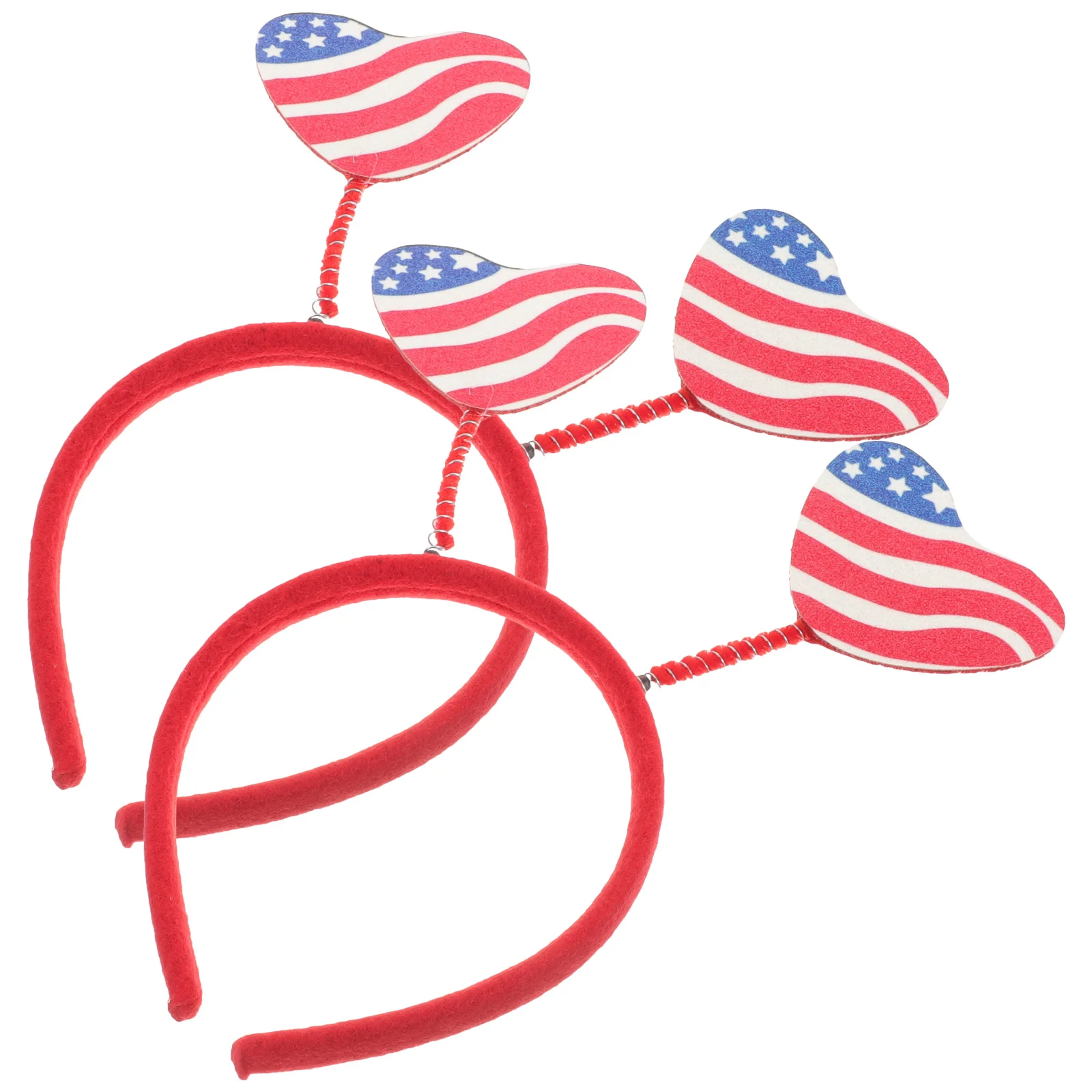 2 قطعة 4th من يوليو العصابات الشعر يوم الاستقلال الزخرفية Headbands حزب الشعر الأطواق مهرجان لوازم 4th من يوليو العصابات الشعر