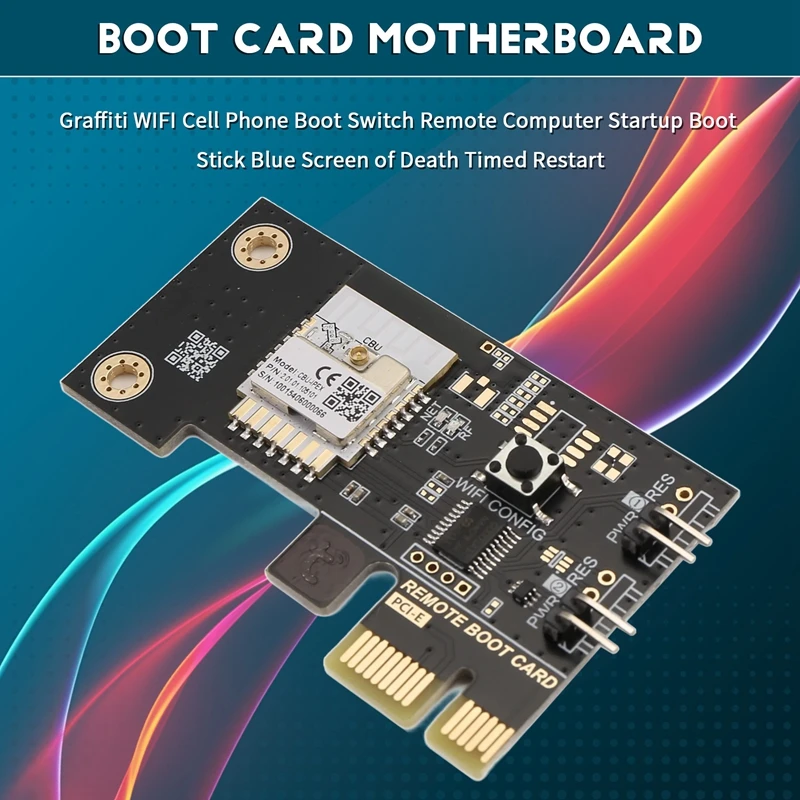 Graffiti WIFI Cell Phone Boot Switch Remote Computer Startup Boot Stick Blue Screen Of Death Timed Restart