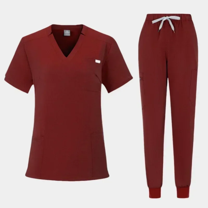 Medische Tops Broek Vrouwen Scrubs Uniformen Ziekenhuis Artsen Scrub Sets Verpleegkundigen Accessoires Tandheelkundige Kliniek Schoonheidssalon Werkkleding Pak