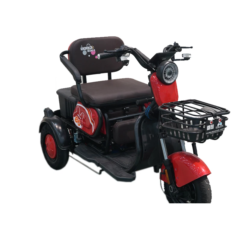 مخصص 3-عجلة الكهربائية التنقل دراجة ثلاثية العجلات سكوتر مفتوح الجسم 48 فولت الجهد رائجة البيع الترفيه سكوتر