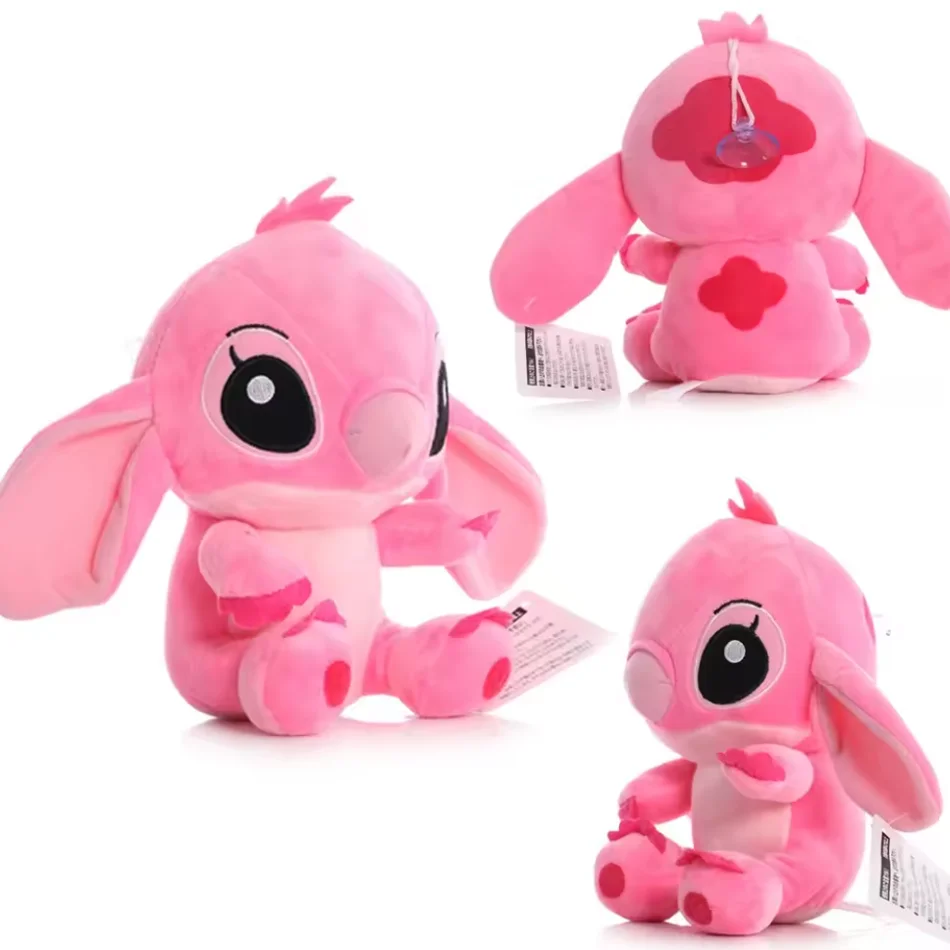 Heiße DISNEY Lilo & Stitch Plüschtiere Rosa Lilo Blue Stitch Gefüllte Plüschpuppen Anhänger Spielzeug Modelle Niedlicher Junge Mädchen Geburtstagsgeschenk