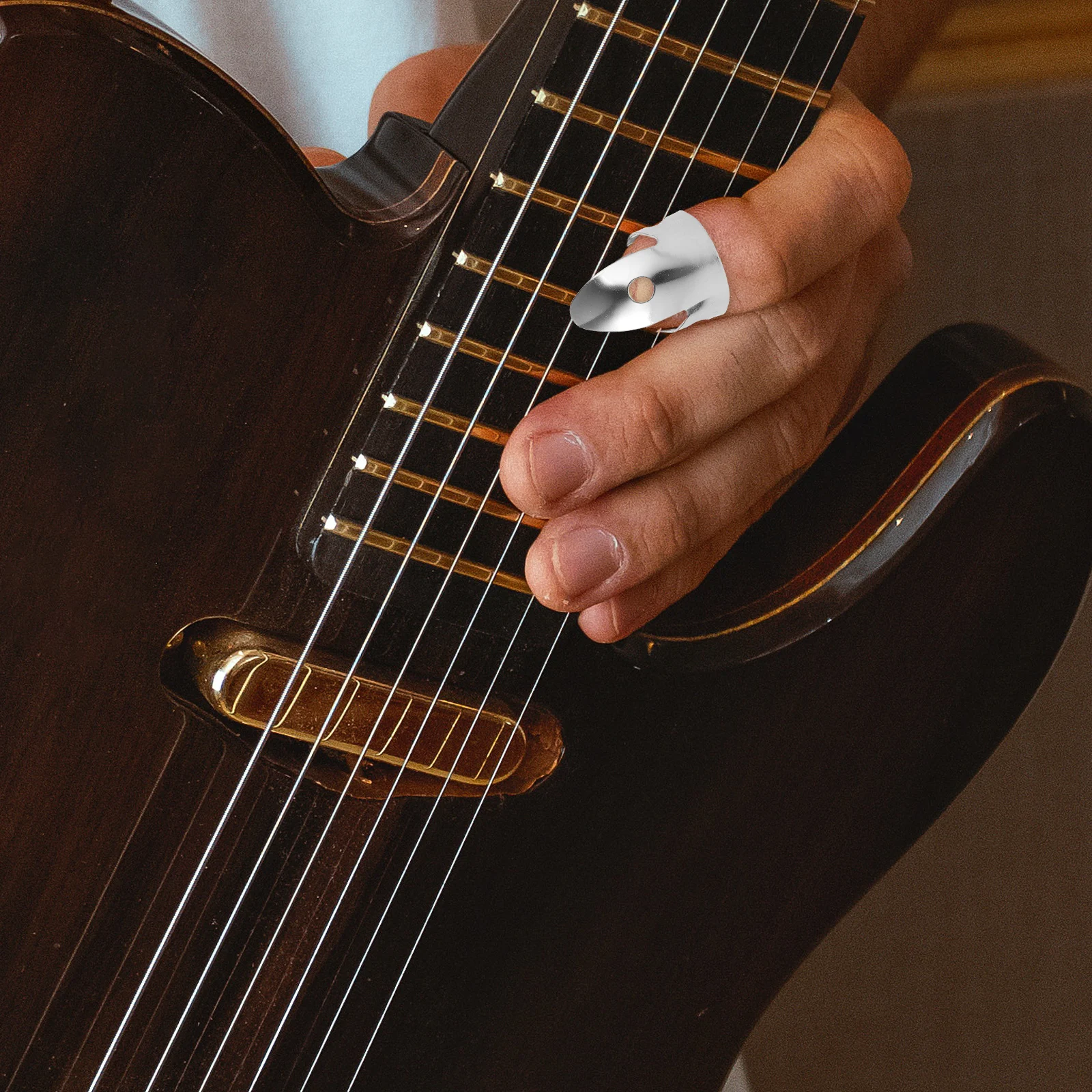 

12pcs Guitar Picks Small Electric Guitar Finger Thumb Picks For Acoustic Bass String Instruments Lightweight Durable Tools