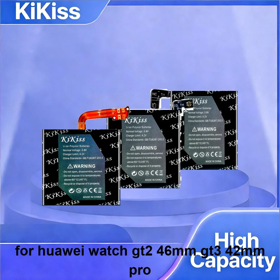 Долговечная батарея для часов HB572728EFW HB522025EFW HB532729ECW 450-800 мАч для Huawei Watch GT2 46MM GT3 42MM Pro