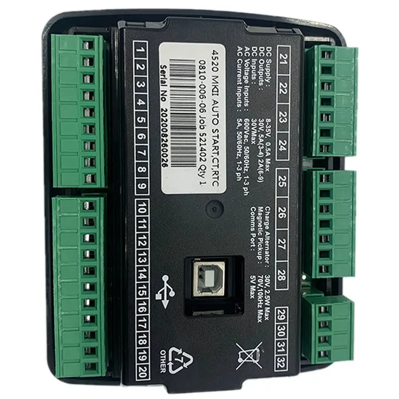 

A01F-5X Dse4520 Mkii Auto Start Stop Mains Failure Control Module Amf Generator Controller