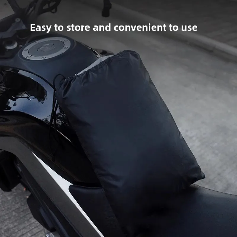 

Black & Blue Waterproof Motorcycle Cover M - Indoor Outdoor UV Rain Dust Protector