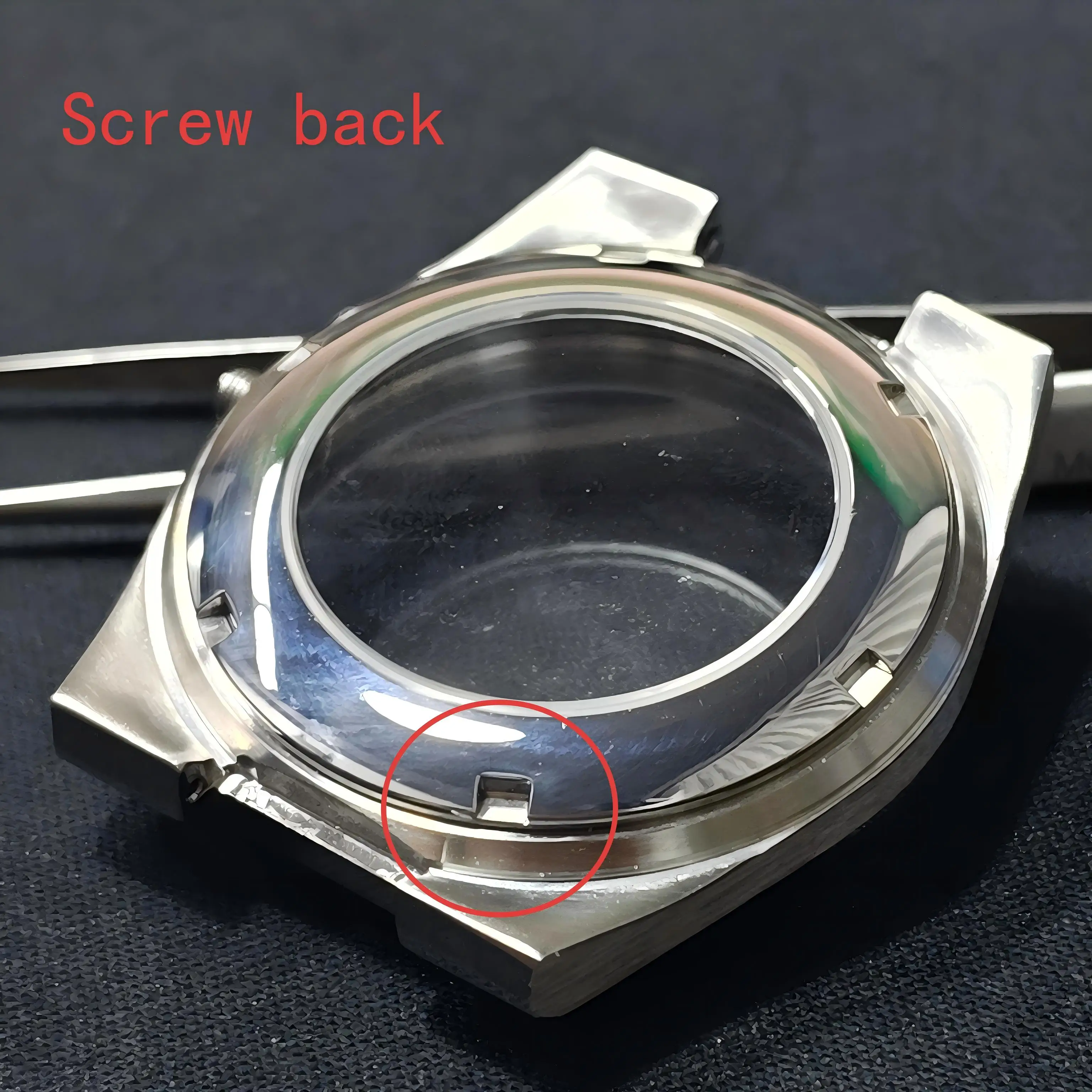 40mm für PRX Super Player Modell Passend für 28,5mm Zifferblatt Herrenuhr NH35 Uhrengehäuse-Modifikation für NH36 NH38 NH70 4r35 Polierte Lünette – Detail 1