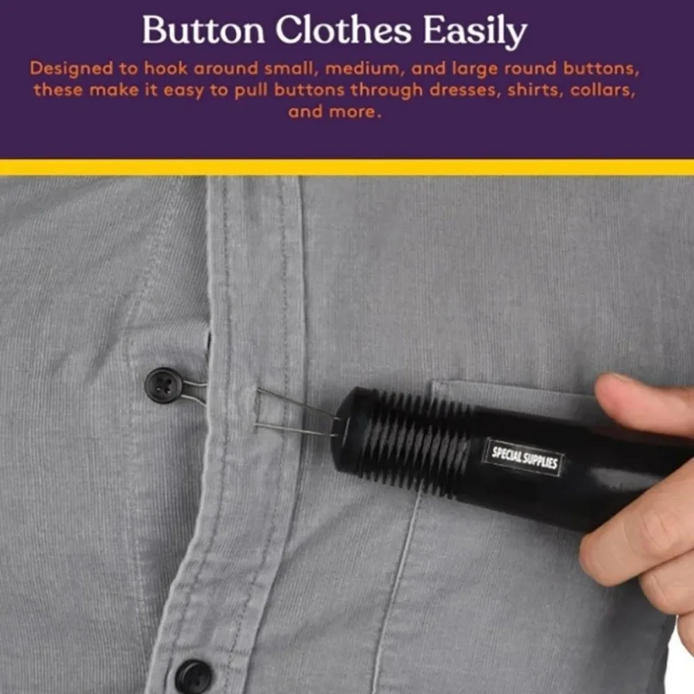 New ABS Button Helper Tool Portable Durable Button Fastener Tool Zipper Pull Assist Device For Elderly