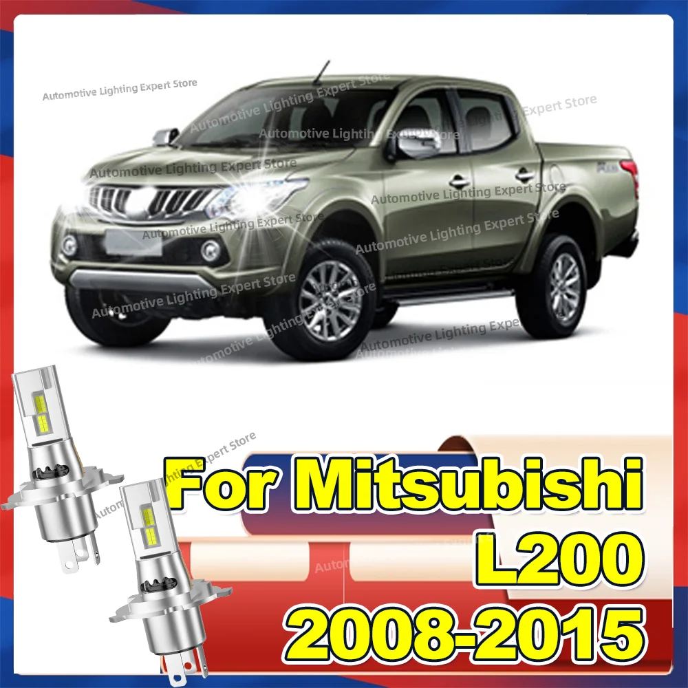 

LED Headlight Bulbs Canbus Wireless Mini Diode 6000K For Mitsubishi L200 2008 2009 2010 2011 2012 2013 2014 2015