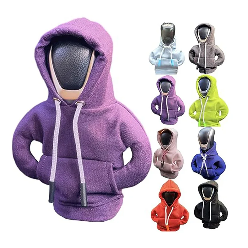 Universal Hoodie Car Gear Car Shift Lever Cover Change Lever Sweatshirt Gearshift Cover Hoodie Gear Knob Sweater Car Decorations