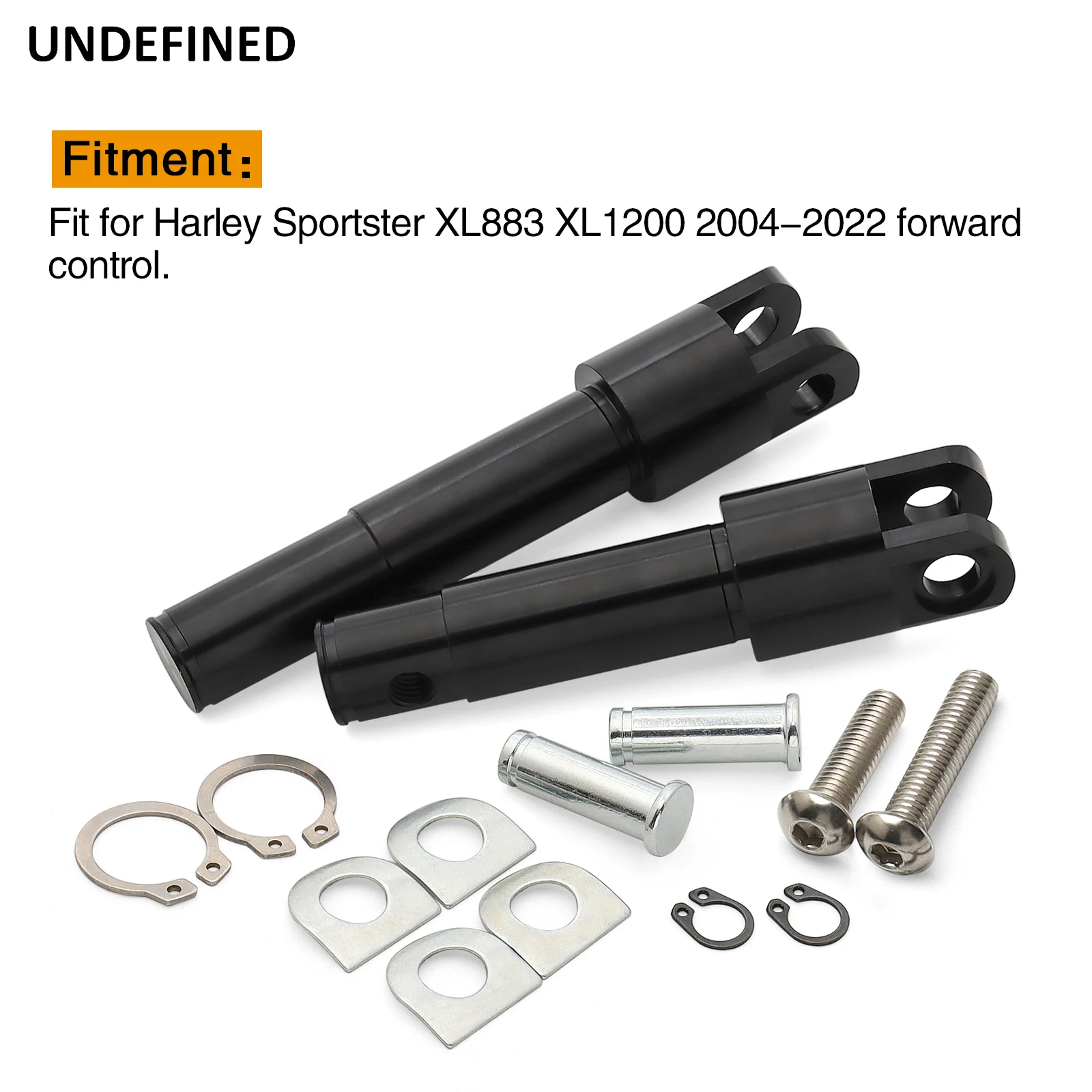Motorcycle Forward Footpeg Bracket Foot Rest Mount Footpeg Shaft Fit for Harley Sportster XL883 XL1200 2004-2022