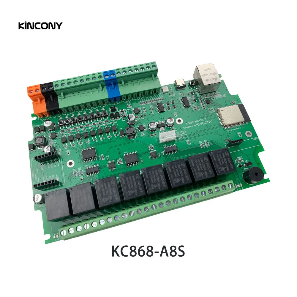 

KC868-A8S ESP32 Development Board Ethernet/WiFi Relay Switch GSM MQTT Web HTTP ESPhome Home Assistant Tasmota Arduino DIY Module