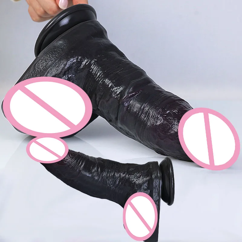 واقعية عالية القهوة XL دسار سوبر واقعية كبيرة القضيب مرنة شفط كأس الشرج ألعاب جنسية للنساء الاستمناء الكبار 18 +